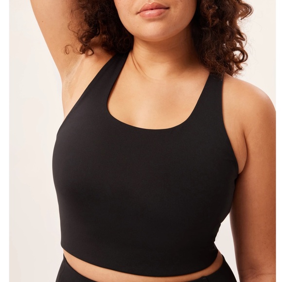 girlfriend collective Other - Girlfriend Collective Paloma Racerback Bra - Black
